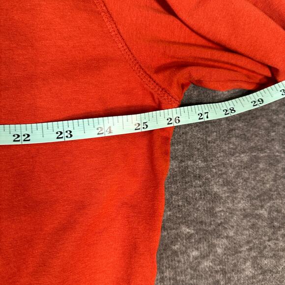 Wrangler Riggs Workwear Mens XXL Long Sleeve Orange/Red Crew Neck Pocket T-Shirt - Picture 10 of 10